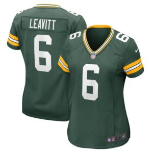 Dallin Leavitt Green Bay Packers Women Game Player Jersey - Green