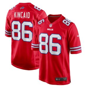 Dalton Kincaid Buffalo Bills Alternate Game Jersey - Red