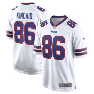 Dalton Kincaid Buffalo Bills Game Jersey - White