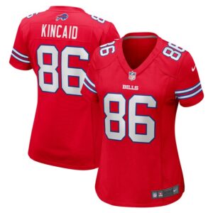 Dalton Kincaid Buffalo Bills Women Alternate Game Jersey - Red