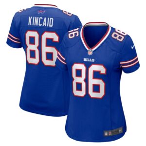 Dalton Kincaid Buffalo Bills Women Home Game Jersey - Royal