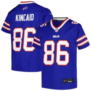 Dalton Kincaid Buffalo Bills Youth Game Jersey - Royal