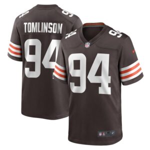 Dalvin Tomlinson Cleveland Browns Game Player Jersey - Brown