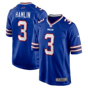 Damar Hamlin Buffalo Bills Home Game Player Jersey - Royal