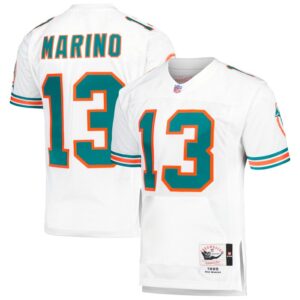 Dan Marino Miami Dolphins 1995 Mitchell & Ness Throwback Retired Player Pocket Jersey - White