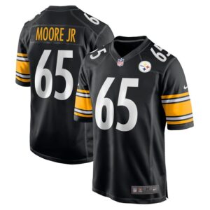 Dan Moore Jr. Pittsburgh Steelers Game Jersey - Black