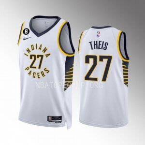 Daniel Theis Indiana Pacers White Association Edition 2022-23 Unisex Jersey Swingman