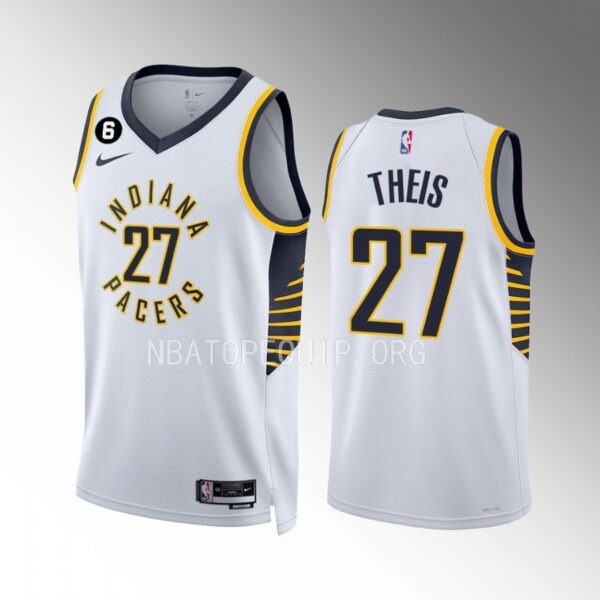 Daniel Theis Indiana Pacers White Association Edition 2022-23 Unisex Jersey Swingman