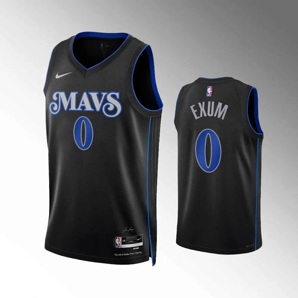 Dante Exum #0 Swingman Dallas Mavericks 2023-24 City Edition Jersey - Grey