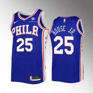 Danuel House Jr. 2022-23 Philadelphia 76ers Royal #25 Icon Edition Jersey Swingman