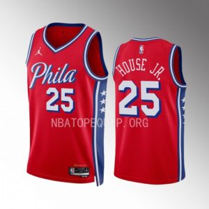 Danuel House Jr. Philadelphia 76ers #25 Red Jersey 2022-23 Statement Edition Swingman