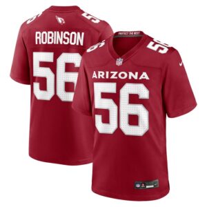 Darius Robinson Arizona Cardinals 2024 NFL Draft First Round Pick Player Game Jersey - Cardinal