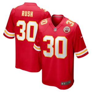 Darius Rush Kansas City Chiefs Team Game Jersey - Red