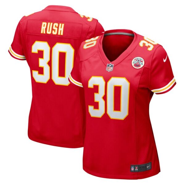 Darius Rush Kansas City Chiefs Women Team Game Jersey - Red