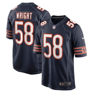 Darnell Wright Chicago Bears 2023 NFL Draft First Round Pick Game Jersey - Navy