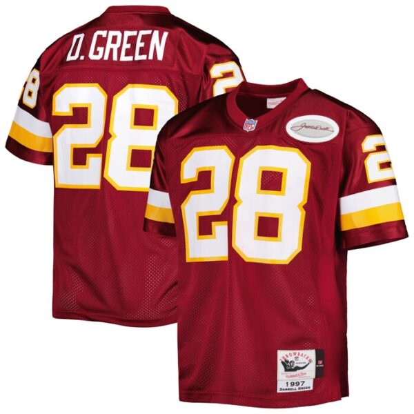 Darrell Green Washington Football Team 1997 Mitchell & Ness Throwback Retired Player Jersey - Burgundy