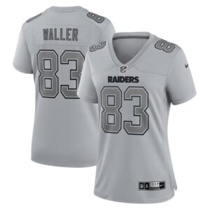 Darren Waller Las Vegas Raiders Women Atmosphere Fashion Game Jersey - Gray