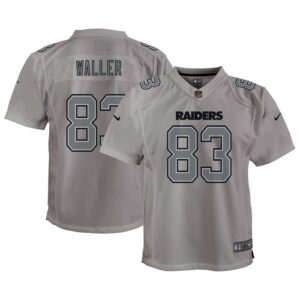 Darren Waller Las Vegas Raiders Youth Atmosphere Game Jersey - Gray