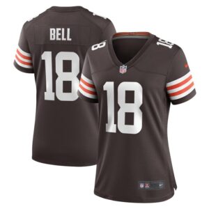 David Bell Cleveland Browns Women Game Jersey - Brown