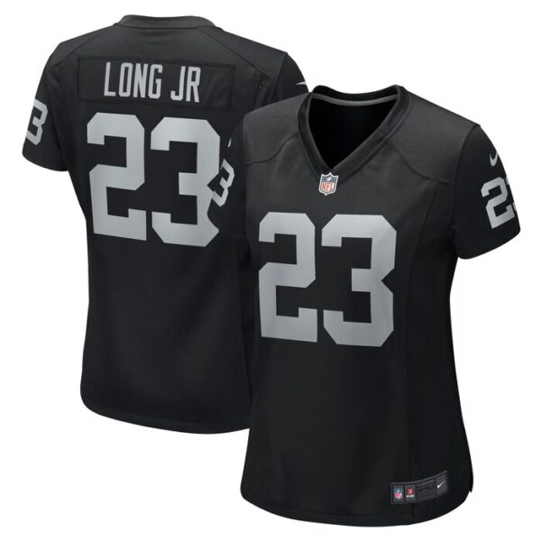 David Long Jr. Las Vegas Raiders Women Team Game Jersey - Black