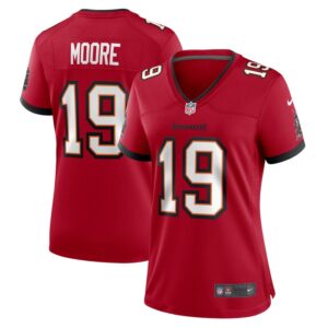 David Moore Tampa Bay Buccaneers Women Game Jersey - Red