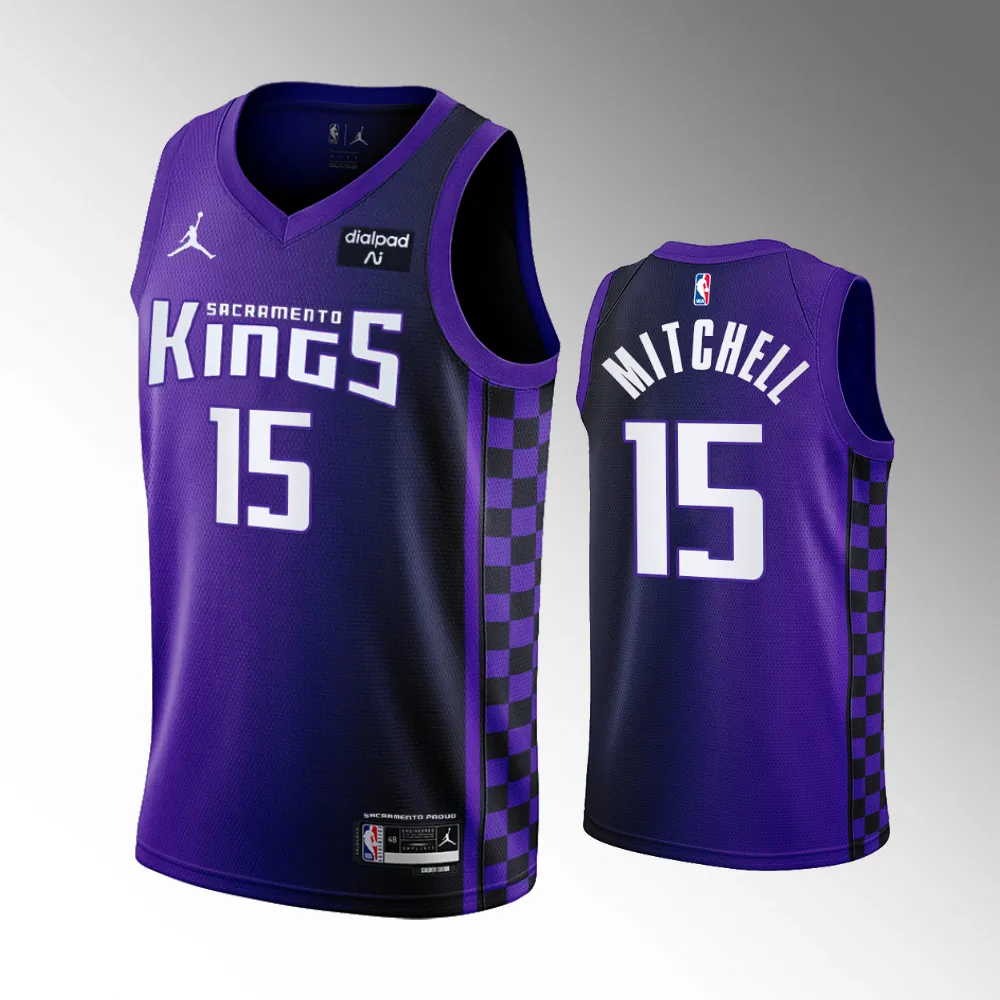 Davion Mitchell #15 Swingman Sacramento Kings 2023-24 Statement Edition Jersey - Purple