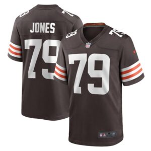 Dawand Jones Cleveland Browns Team Game Jersey - Brown