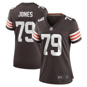 Dawand Jones Cleveland Browns Women Team Game Jersey - Brown