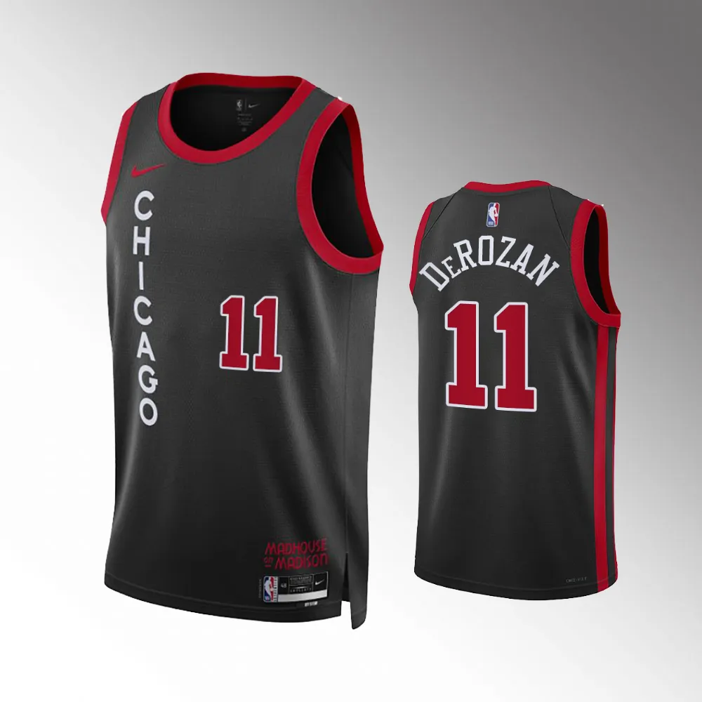 DeMar DeRozan #11 Swingman Chicago Bulls 2023-24 City Edition Jersey - Black