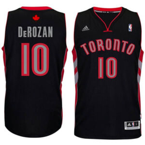 DeMar DeRozan Toronto Raptors #10 Revolution 30 Swingman Black Jersey