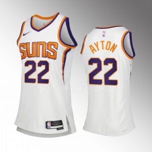 Deandre Ayton Phoenix Suns White Association Edition Women Jersey Swingman