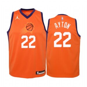 Deandre Ayton Phoenix Suns Youth Orange Statement Jersey Jumpman