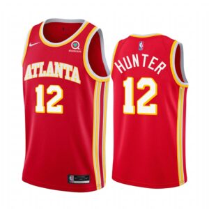 De'andre Hunter Atlanta Hawks Red Icon Edition 2020-21 Jersey