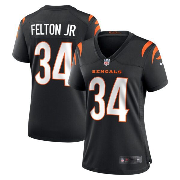 Demetric Felton Jr. Cincinnati Bengals Women Team Game Jersey - Black