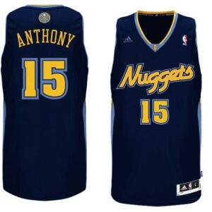 Denver Nuggets #15 Carmelo Anthony Revolution 30 Swingman Alternate Jersey