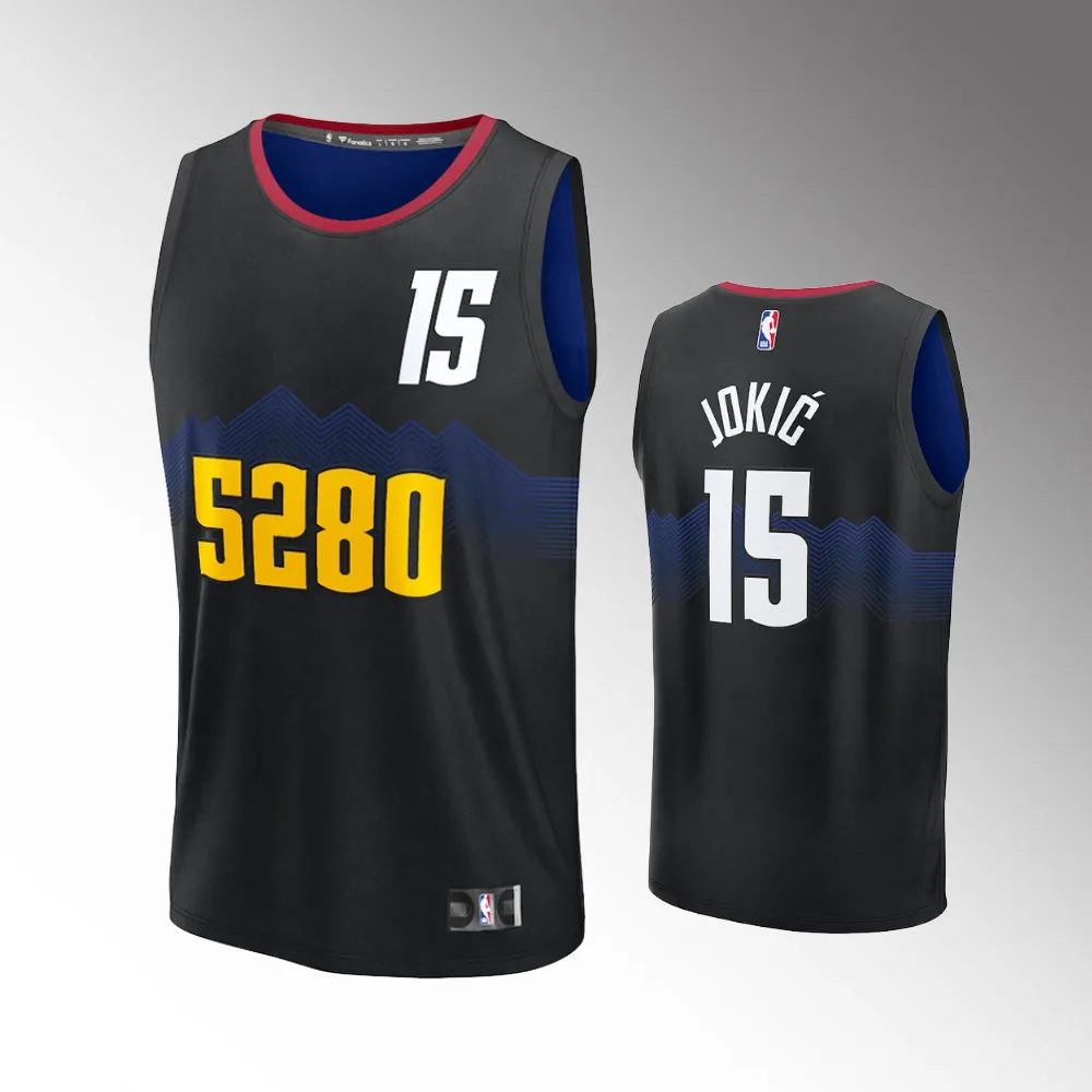 Denver Nuggets City Edition Black 2023-24 Youth #15 Nikola Jokic Jersey