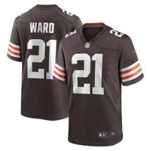 Denzel Ward Cleveland Browns Game Jersey - Brown