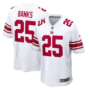 Deonte Banks New York Giants Game Jersey - White