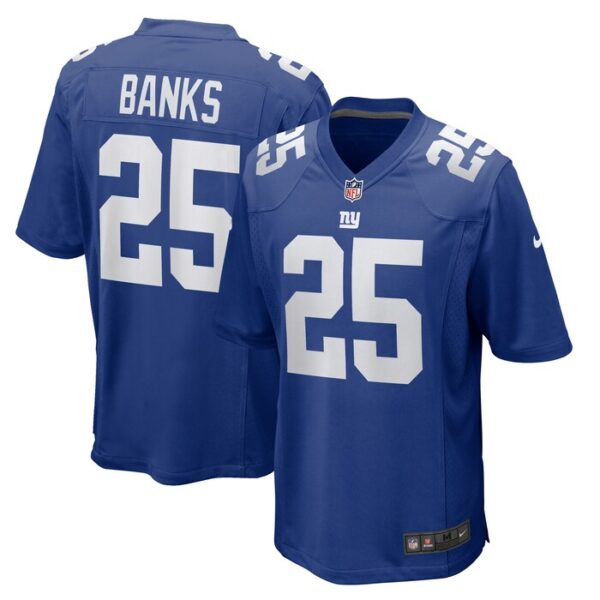 Deonte Banks New York Giants Team Game Jersey - Royal