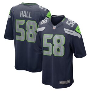 Derick Hall Seattle Seahawks Game Jersey - College Navy