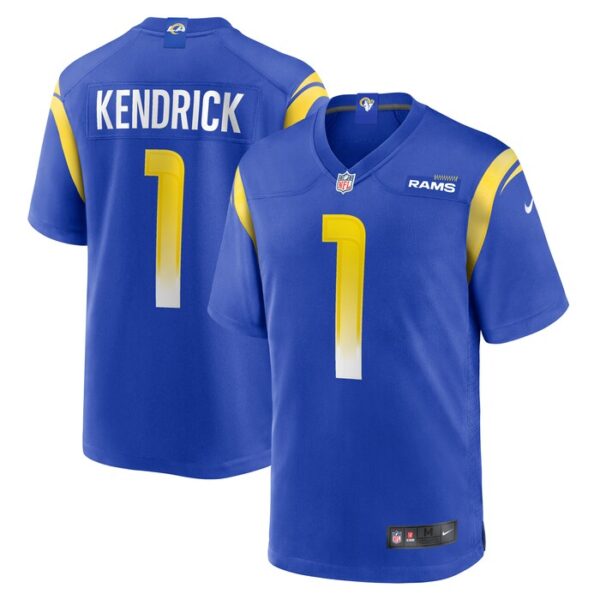 Derion Kendrick Los Angeles Rams Home Game Jersey - Royal