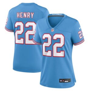 Derrick Henry Tennessee Titans Women Player Jersey - Light Blue