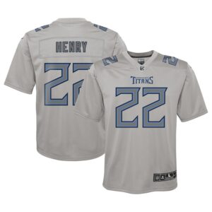 Derrick Henry Tennessee Titans Youth Atmosphere Game Jersey - Gray