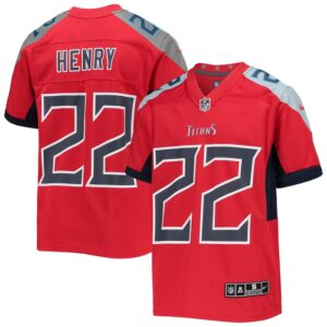 Derrick Henry Tennessee Titans Youth Inverted Team Game Jersey - Red