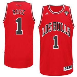 Derrick Rose Chicago Bulls Latin Nights Revolution 30 Swingman Red Jersey