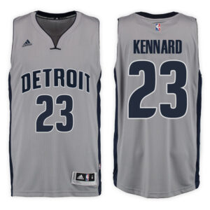 Detroit Pistons #23 Luke Kennard Alternate Gray New Swingman Jersey