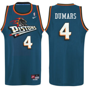 Detroit Pistons #4 Joe Dumars NBA Soul Swingman Alternate Teal Jersey