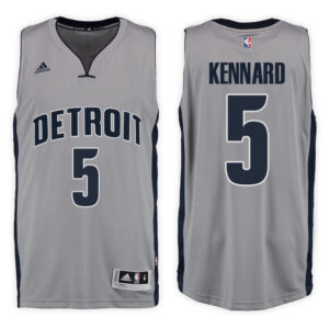 Detroit Pistons #5 Luke Kennard Alternate Gray New Swingman Jersey