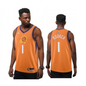 Devin Booker Phoenix Suns Orange Statement New Season 2020-21 Jersey