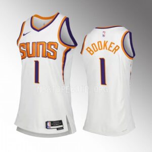 Devin Booker Phoenix Suns White Association Edition Women Jersey Swingman